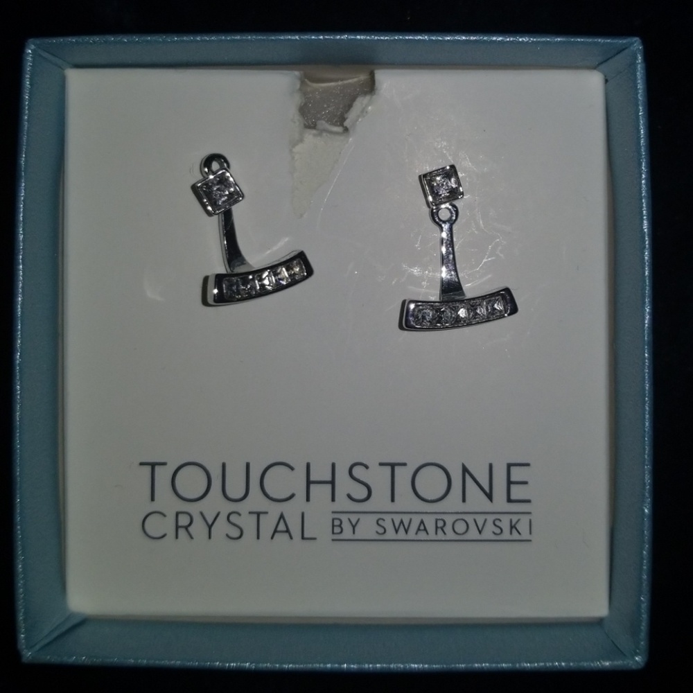 Bar none earrings